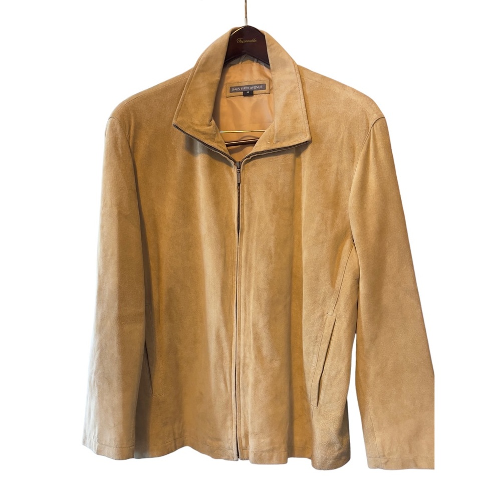 Saks Fifth Avenue Suede Leather Jacket